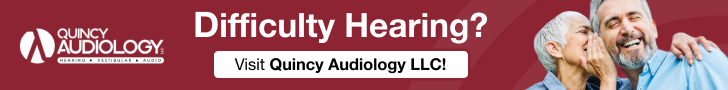 Quincy Audiology LLC banner ad